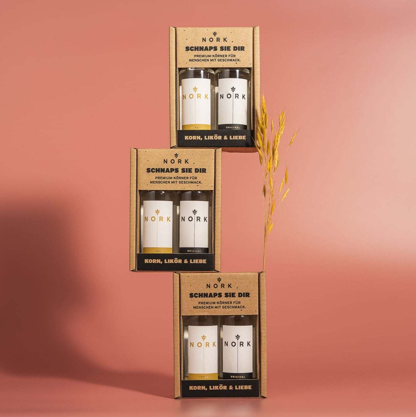 Drei NORK Minisets mit Doppelkorn