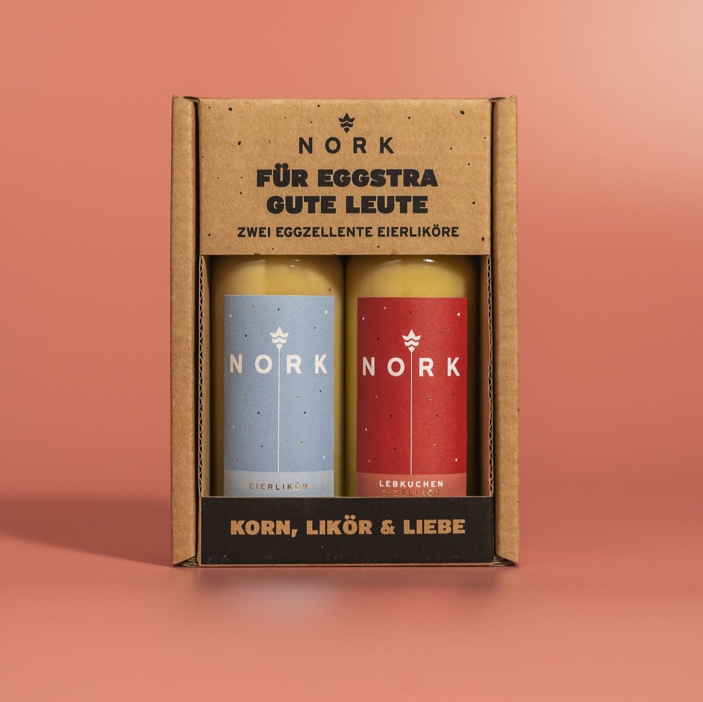 Zwei Eierliköre im NORK Mini Set