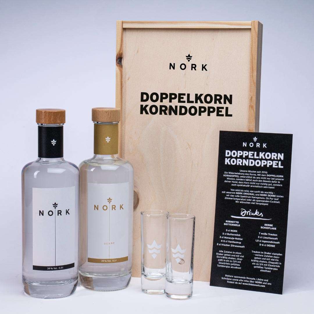 NORK Doppelkorn Korndoppel Set